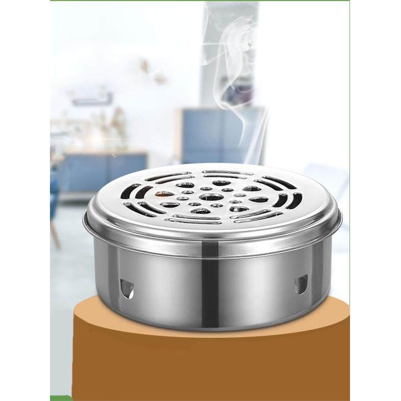 不锈钢蚊香盘蚊香盒防火创意大号16cm蚊香架香炉便捷家用室内中式,收纳整理,蚊香收纳盘/盒/架,淘宝优惠券,粉丝福利购,淘宝优惠卷