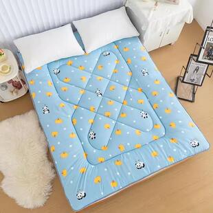 纤床垫软家007用双床加厚垫褥垫人被床维褥子折叠学生宿舍单人铺