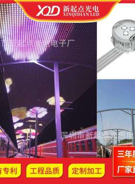 户外防水透明led网格屏T20三灯P100新媒体柔性网格屏厂家
