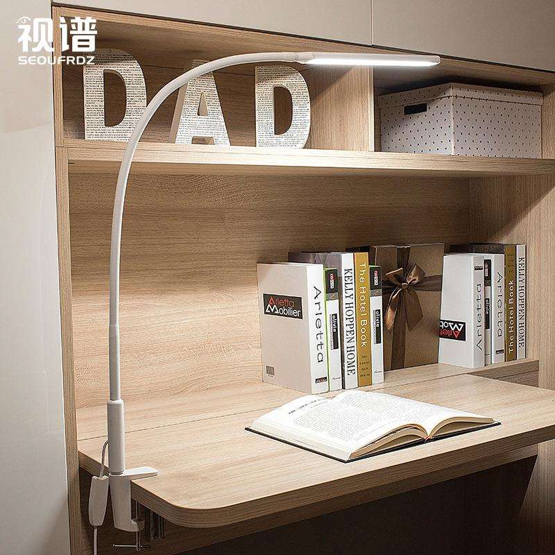 源头工厂LED护眼书桌卧室床头绘图电脑公长臂夹子式台灯