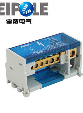 盒雷接线盒uk407器六出一进电气汇流分线接线盒普排端子端子分线