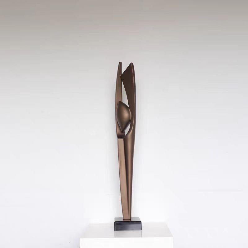 抽细长象艺长术摆件玄关转角软装配饰电视柜窄装饰件摆高瘦BJ0232