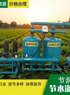 农用过滤器 灌溉设备钢制过滤器 农田全自动反冲洗砂石过滤器