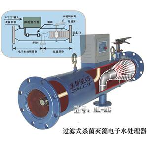 射频水处理器 过滤型电子式水处理器 反冲洗过滤水处理器