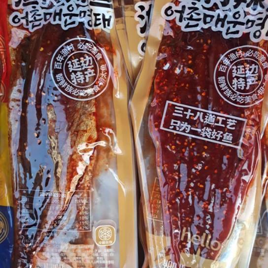 百年渔村味辣鱼90克明太鱼甜辣朝鲜民族特产