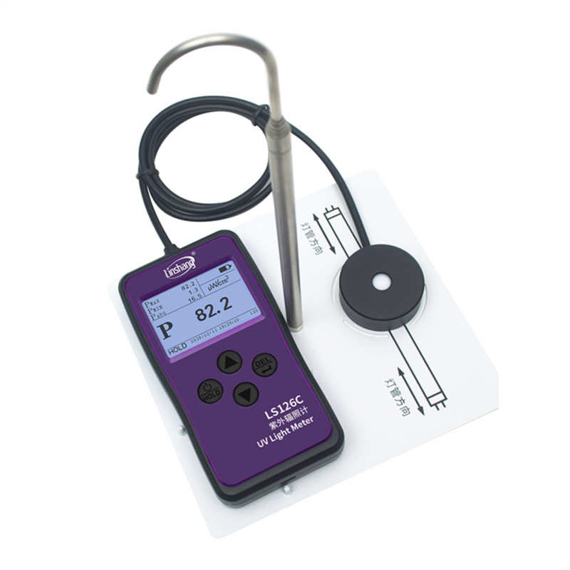 林上LS126C医院紫外线辐照计254nm蓝牙辐照紫外消毒杀菌灯LS127C