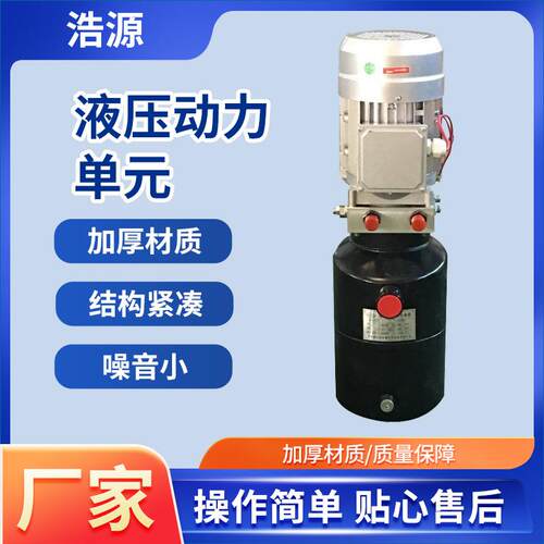 液压动力单元直流动力单元厂家直供双向液压泵双头电机液压系统