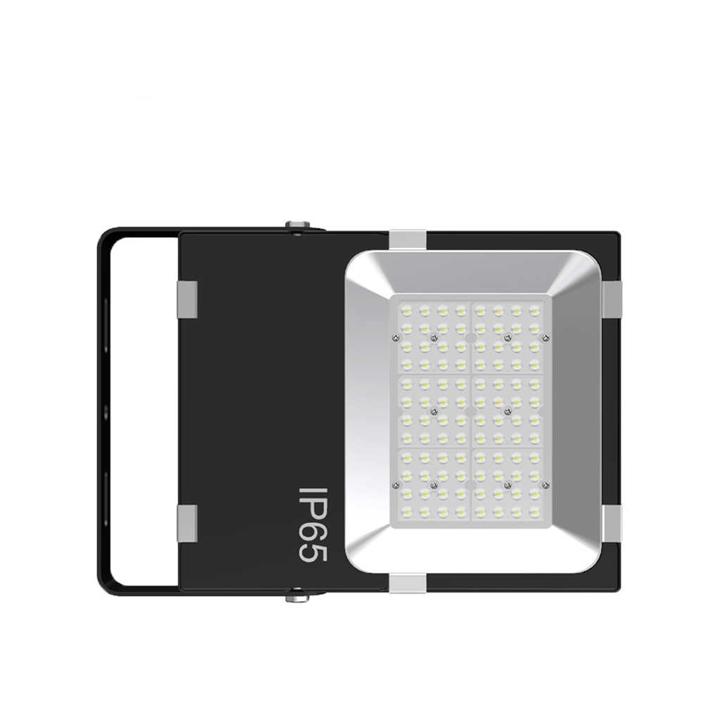 led光灯聚光透镜泛防水100wled高亮照明灯投射厂房仓库投光灯超薄