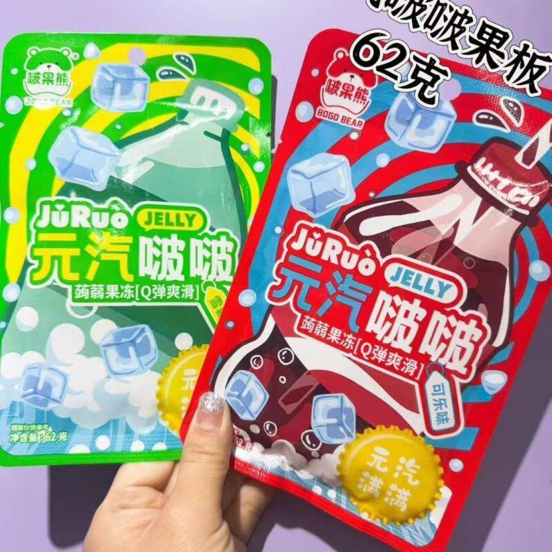 果味果冻果板0卡0脂肪网红吸吸果肉果冻儿童零食小吃一整箱