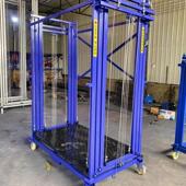 电动脚手架升降555动折机叠式 修工地施工提升多 遥控移平升高台装