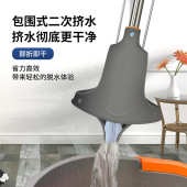 拖把手免吸水头海绵干湿拖地不两用拖把发硬家用洗棉海绵自卸胶