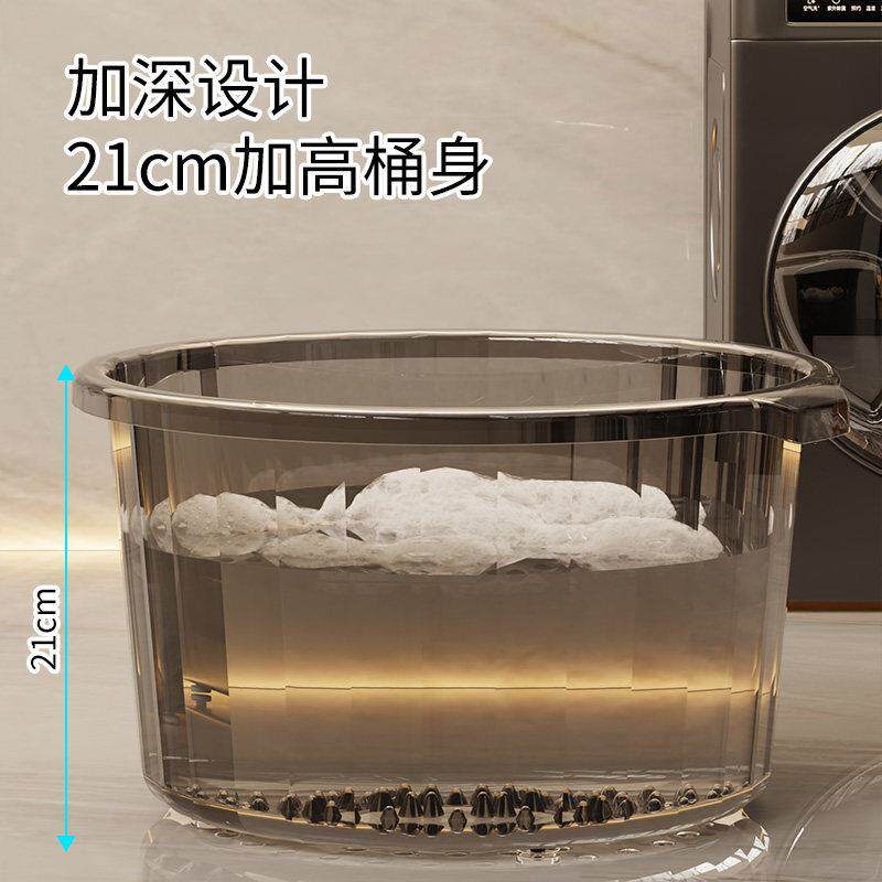 洗衣家料用大号宝宝婴儿专用盆搓衣盆子一体加厚号塑盆盆洗大衣桶