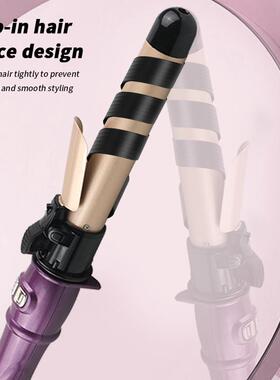 跨境多功能卷发器陶瓷旋转电卷发棒自动卷发大波浪卷美发器夹发器