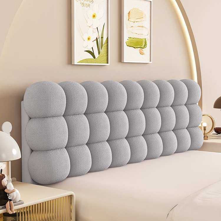 奶油雪球床头靠垫泰迪绒靠背新款榻榻米床上靠垫简约时尚软包,居家布艺,靠垫/抱枕,淘宝优惠券,粉丝福利购,淘宝优惠卷