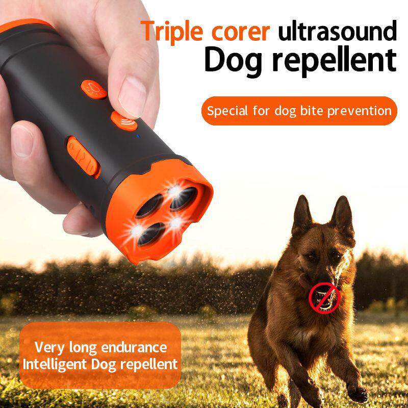 三头大功率超声波驱狗止吠器训狗仪猫狗训练机赶狗吓狗防狗咬狗叫