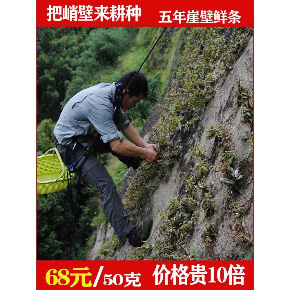 小太阳铁皮石斛鲜条悬崖峭壁种植五年丹霞泰宁假一赔十
