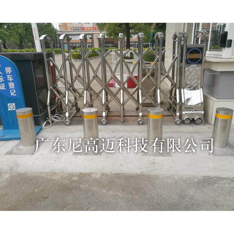 尼高迈校园防冲撞升降柱 智能防恐阻拦地桩 监狱电动路障液压路庄