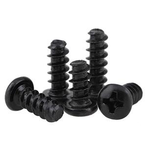 B黑色圆头平自攻盘头P小平尾自攻尾螺丝电子664螺丝钉碳钢