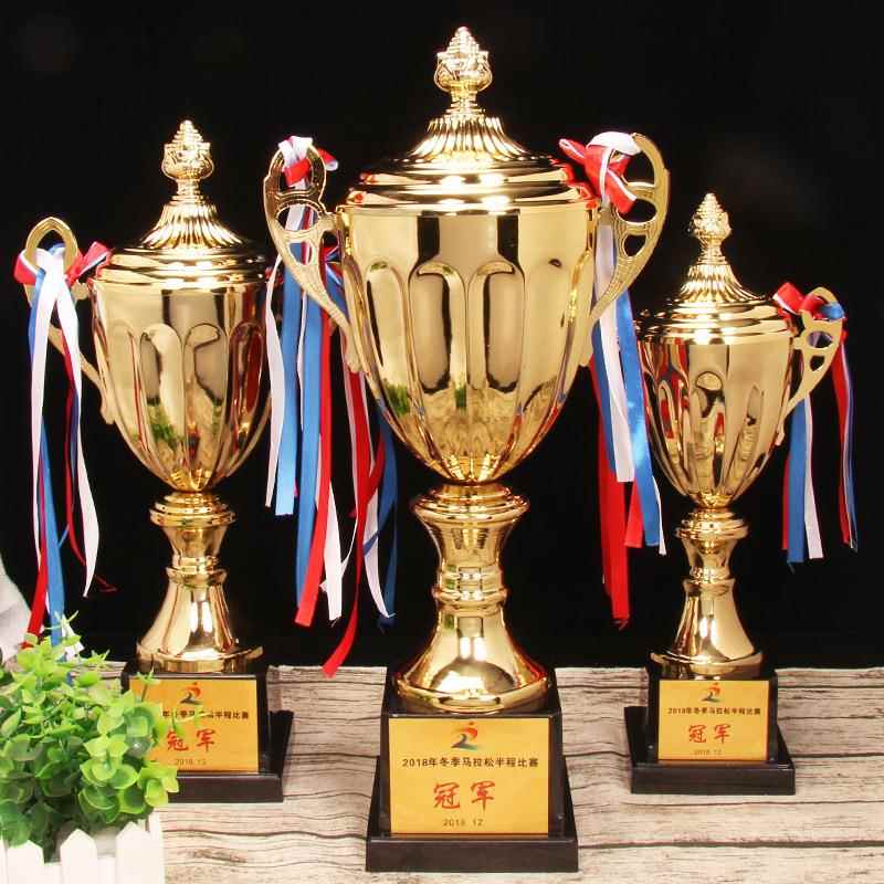 厂家创意金属奖杯2024新款高档年会颁奖奖杯商务金奖杯