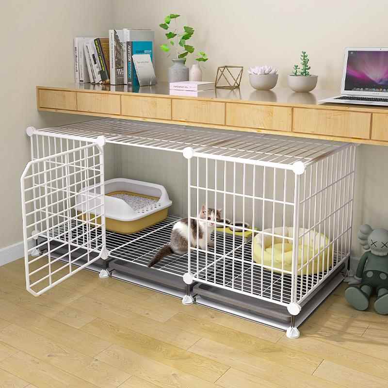 猫笼子家用室内猫窝带厕所一体幼猫专用猫咪屋舍两层空笼猫屋别墅