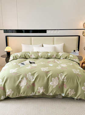 全床单加厚三件套新款印花2棉*150款四件套2024 1.200被套磨毛