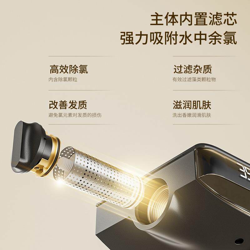 新款直销加大主体恒温数显花洒过滤淋浴花洒套装大顶喷钢琴按钮花
