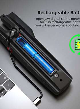 BSID外E形表U6X电流表U型红测温万钳用表交直流钳型表06U60A