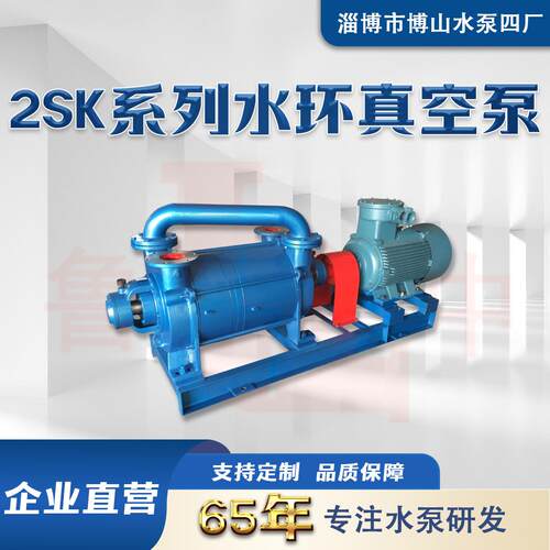 2SK-型水环式真空泵博山工厂直供铸铁液环真空泵不锈钢真空设备