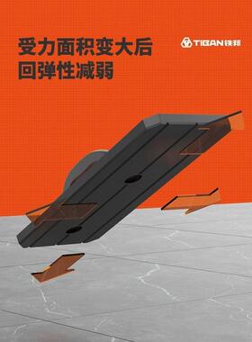 铁专邦瓷砖岩板地砖大板拍打泥器瓦工用铺平铺贴工具橡拍VSP砖胶