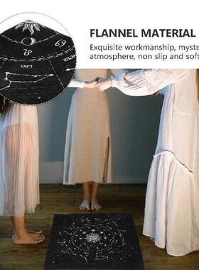 Pentagram Altar Cloth Divination Tarob Round Tablecloth