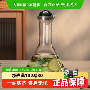 包邮格娜斯玻璃冷水壶冷水壶耐高温凉水杯大容量凉白开茶壶套组