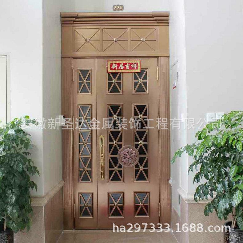 不锈钢别墅门 防盗工程可视楼栋对讲门 不锈钢制楼宇小区对讲门
