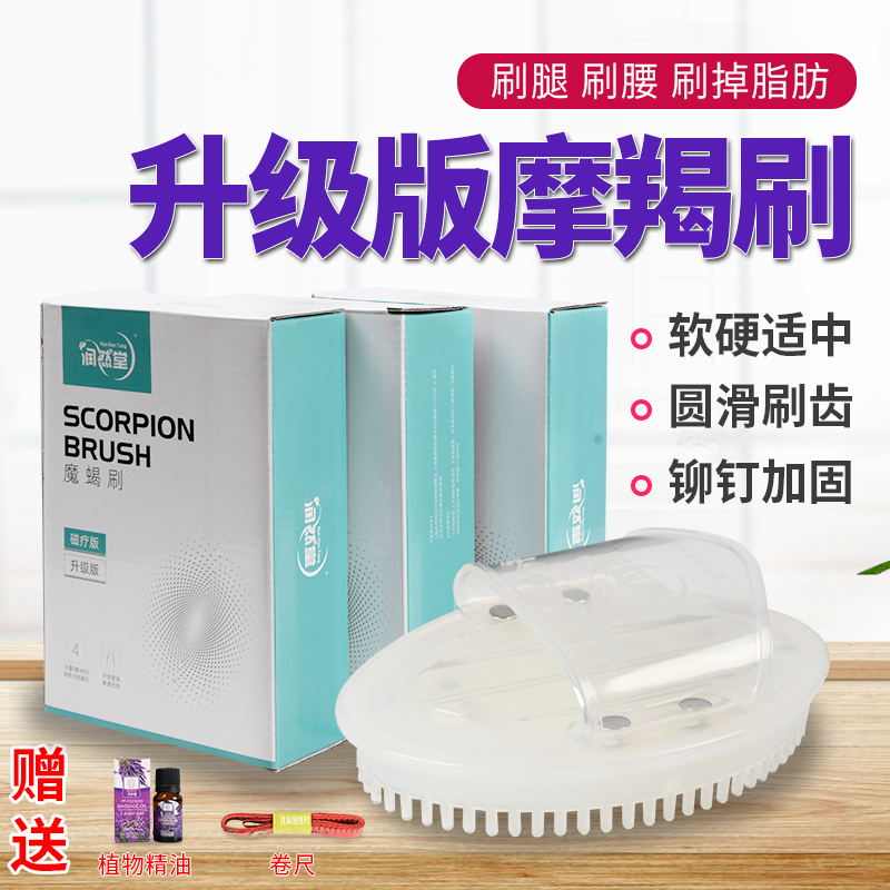 包邮环保透明款魔蝎刷按摩刷五行经络刷美体刷 刷刷美体
