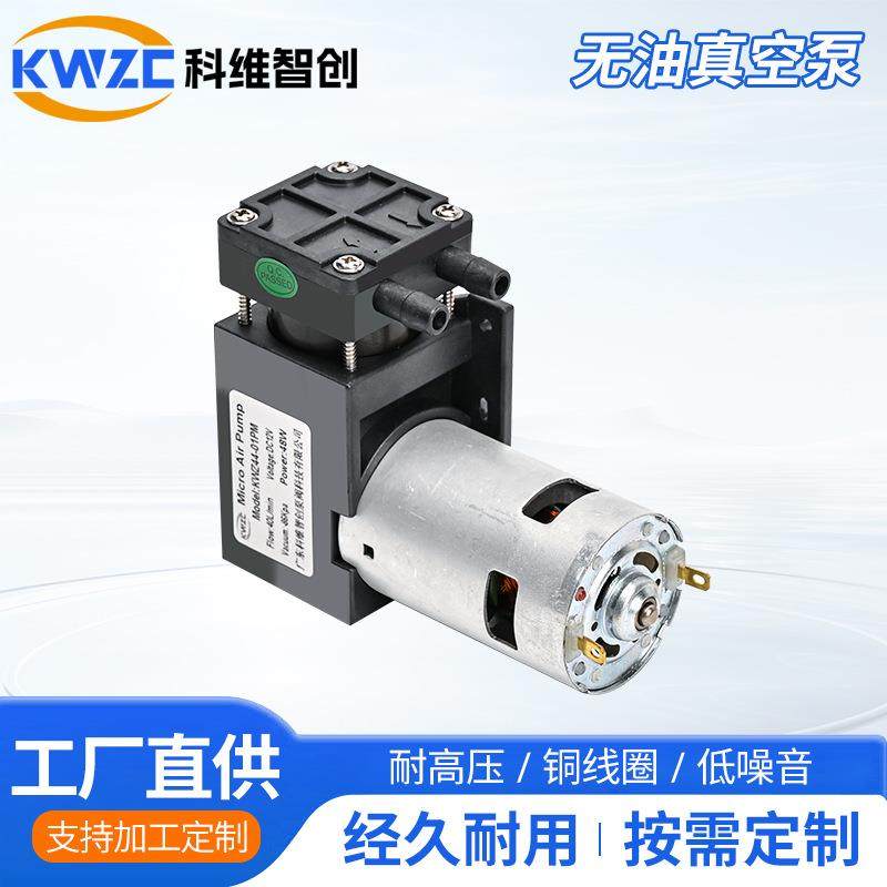 44-01PM微型无油真空活塞泵 12V电动增压直流小型静音抽气泵