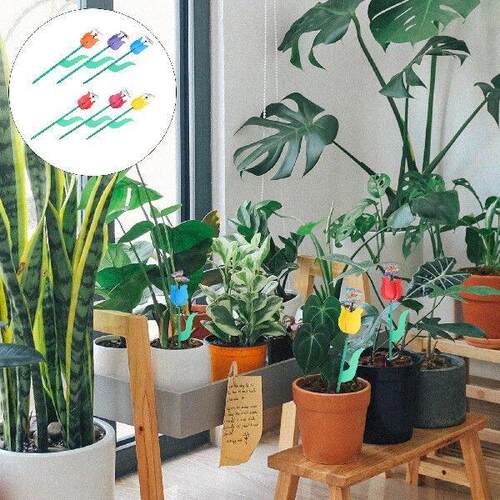 6pcs Colorful Windmill Tulip Plastic Decorations Medium