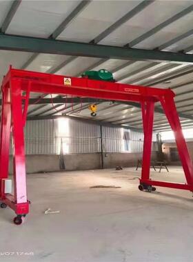 龙门架厂直定BZE制有轨龙门架无轨行6度0家旋转龙门架小型起重机