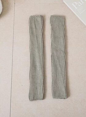 保堆堆袜套简约厚款女士袜靴袜子冬季修饰学院风复古加厚