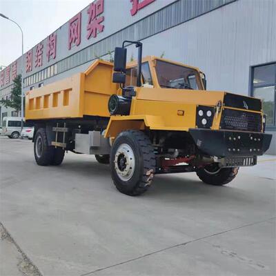 拉渣石四不像运矿车8吨四驱矿用运输车适合各种矿区巷道出渣用