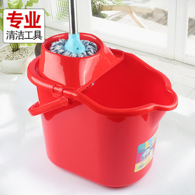 拖把桶水桶挤手压拧干桶地拖单桶墩布老式拖把拖地水桶拧干器拖桶