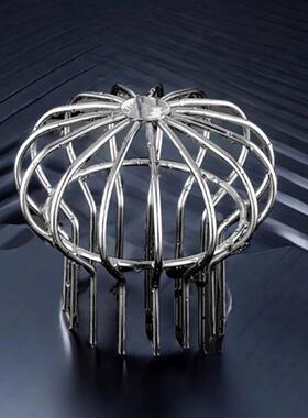 不锈钢天台地漏过滤网110pvc排水管50阳台楼顶天沟树叶160防堵罩