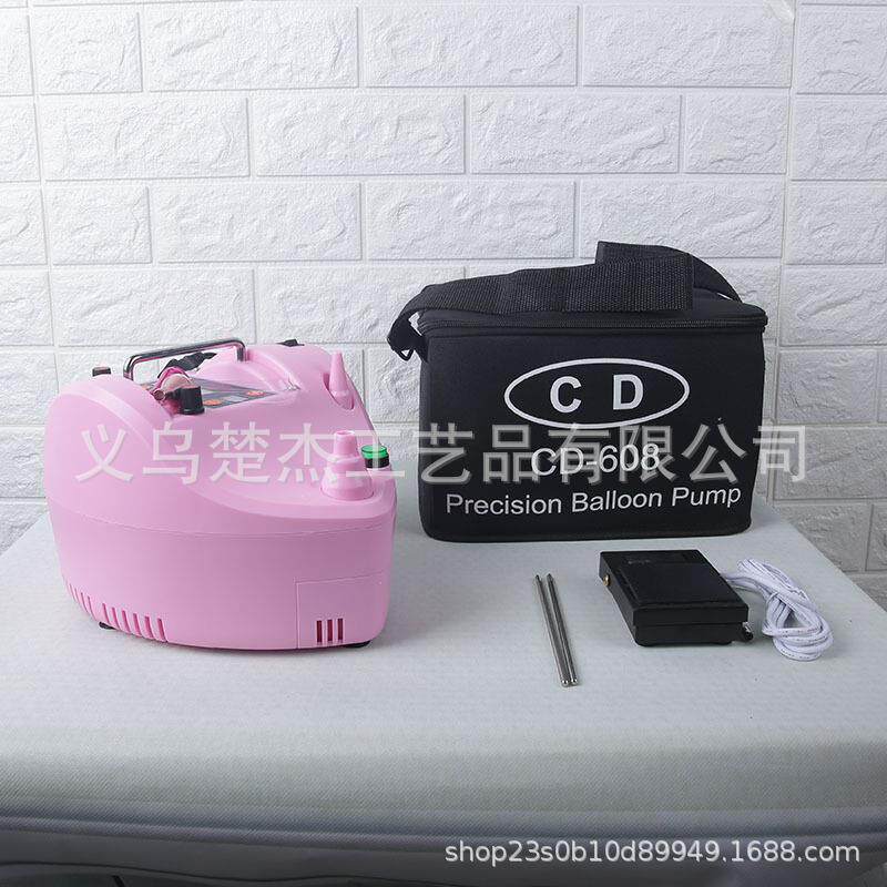 CD-608计时定量双用吹气球电动机泵带脚踏泵打气机