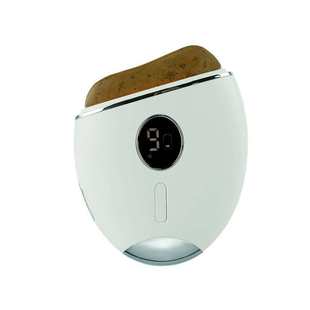 爱康盈智能电动砭石脸部面部按摩眼部热敷家用经络刷刮痧仪板