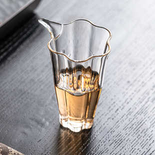 功夫茶具配件耐热匀杯家用茶海 公道杯高档玻璃泡茶分茶器匀杯中式