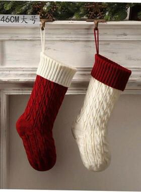 Color-coded Christmas decoration tree stocking gift bag