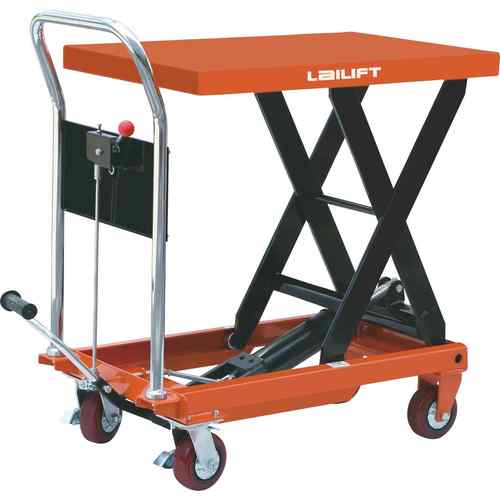 升降平台车手动液压升降台叉车移动剪刀电动升降机小型搬运车