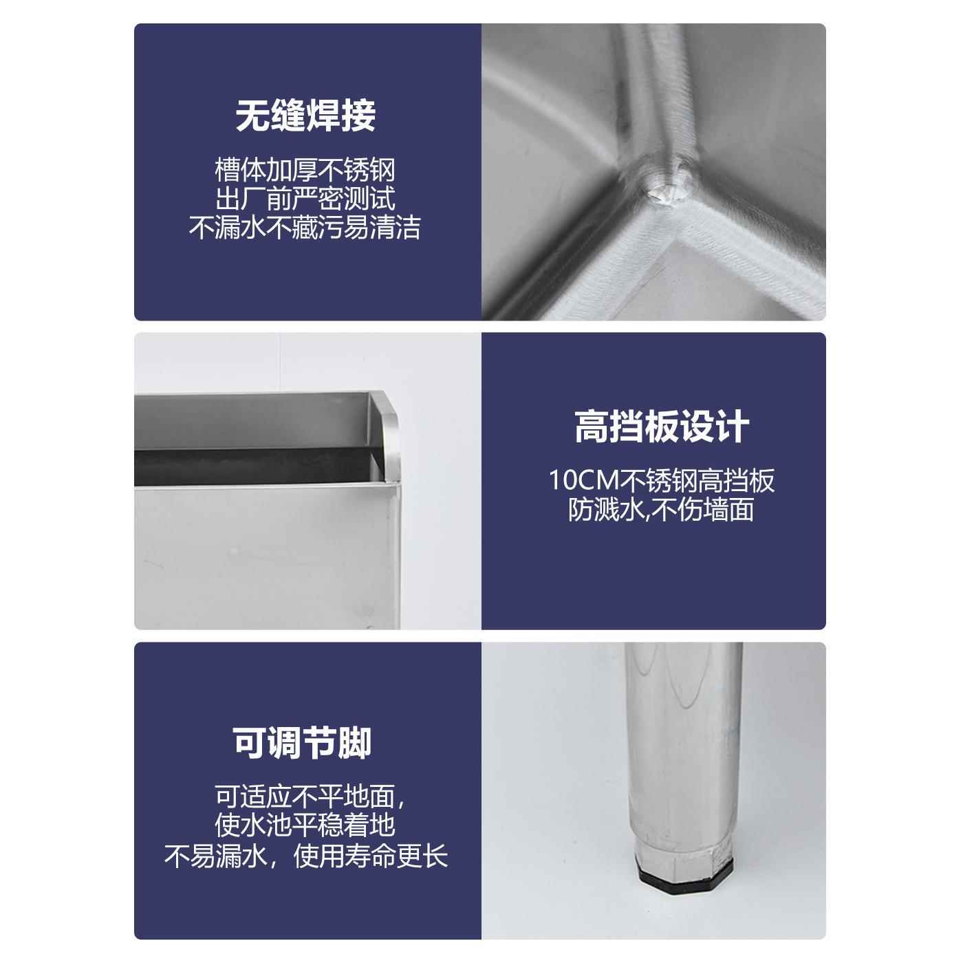 布池一体卫生可做长方形拖把池墩阳台家用拖布池间校学481商用不
