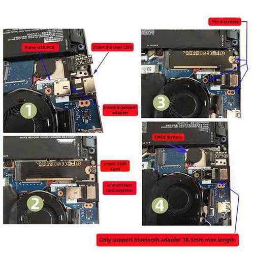 1套 颜色：黑色 材质：PC PCI-E 3.0 M.2 M-key 转 Oculink SFF-8