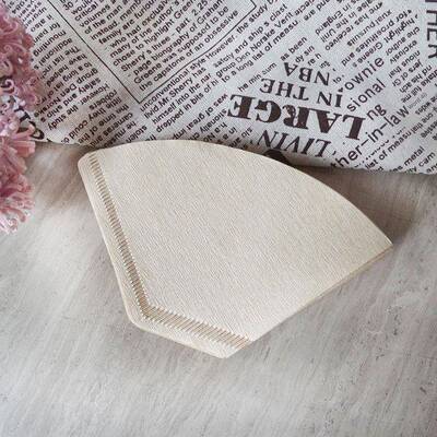 100pcs 102 hand made drip coffee filter paper coffee machine