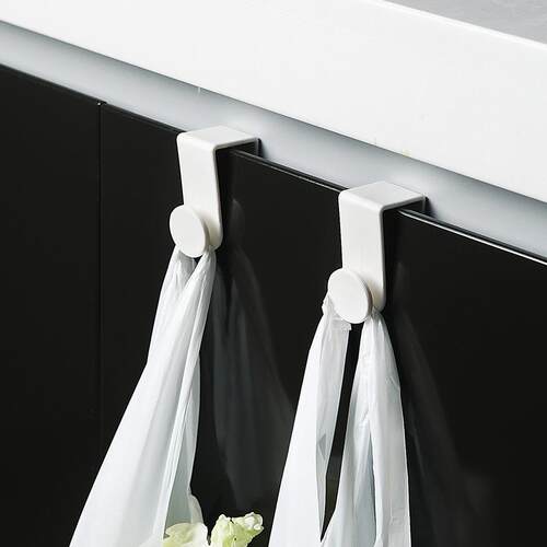 Japanese-style kitchen cabinet door hooks, bathroom no-drill