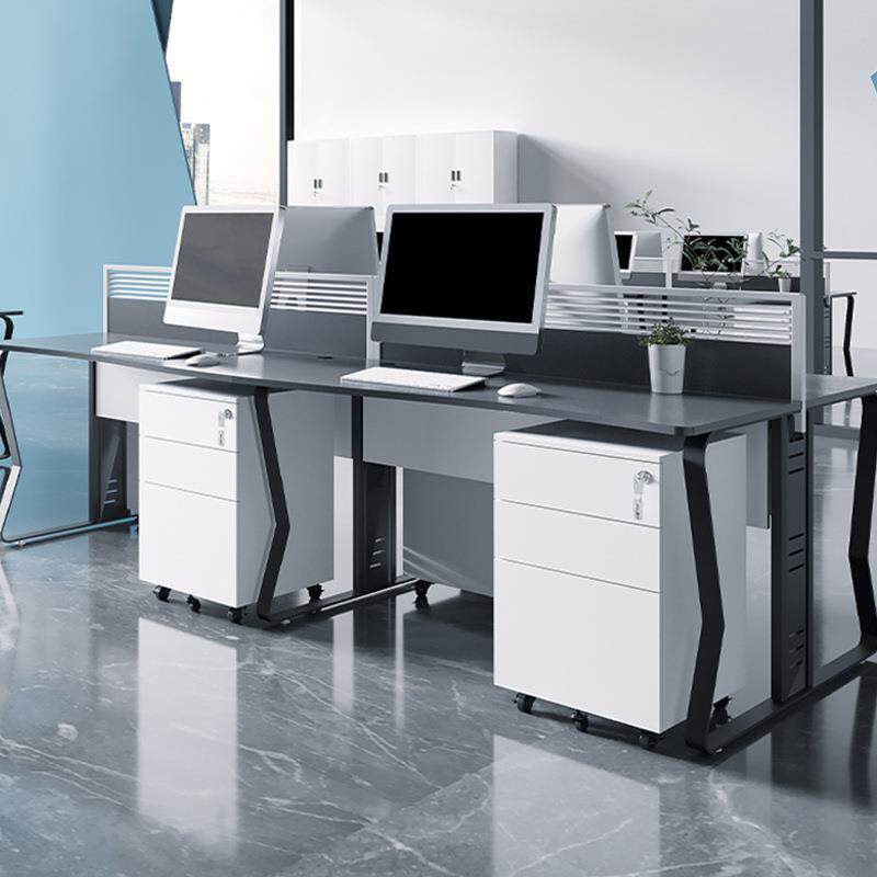 办公桌下活件NKU柜带轮子移动矮动柜铁皮文柜抽带锁钢制储物收纳